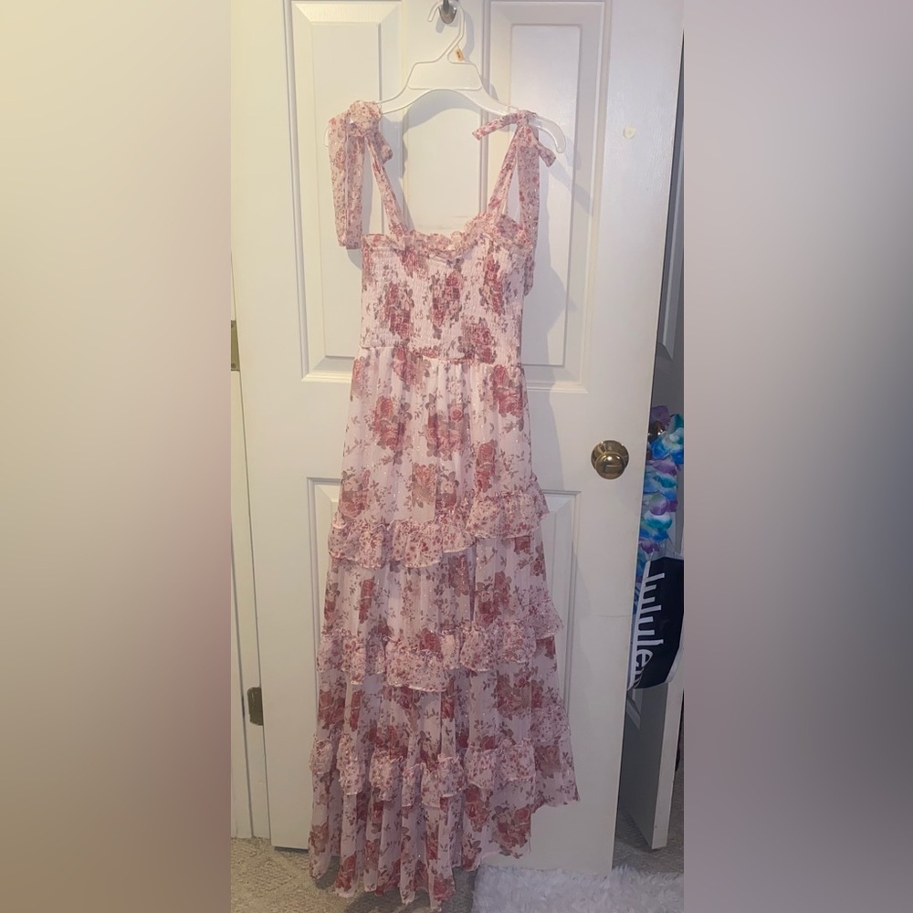 Floral Pink Altard State Maxi Dress - NWT - Size Small